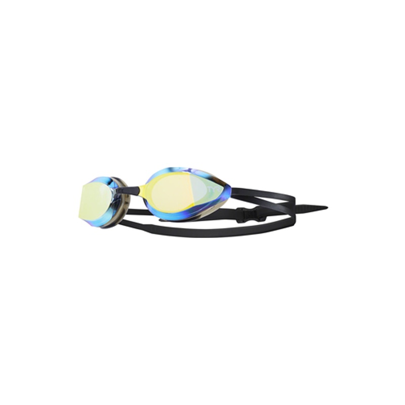 Edge-X Racing Mirrored Swim Goggles - Black/Smoked