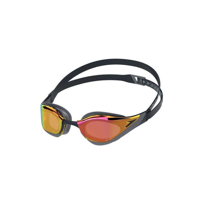 Fastskin Pure Focus Mirrored Swim Goggles - Black/Grey