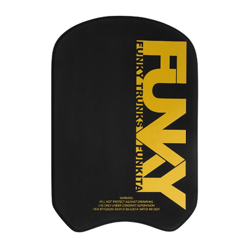 Funky Trunks Kickboard - Black/Gold