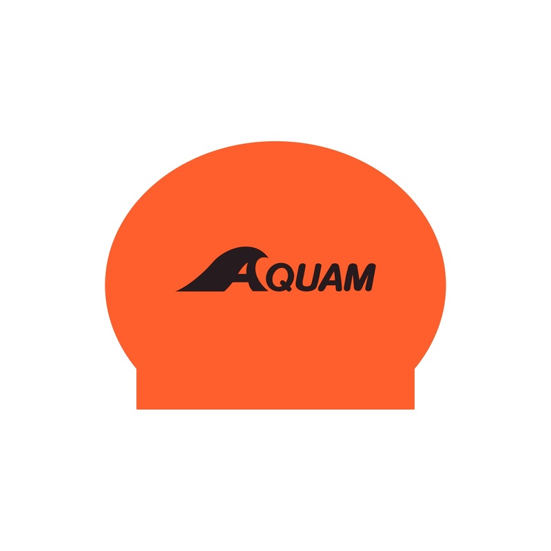 Latex Swim Cap - Neon Orange