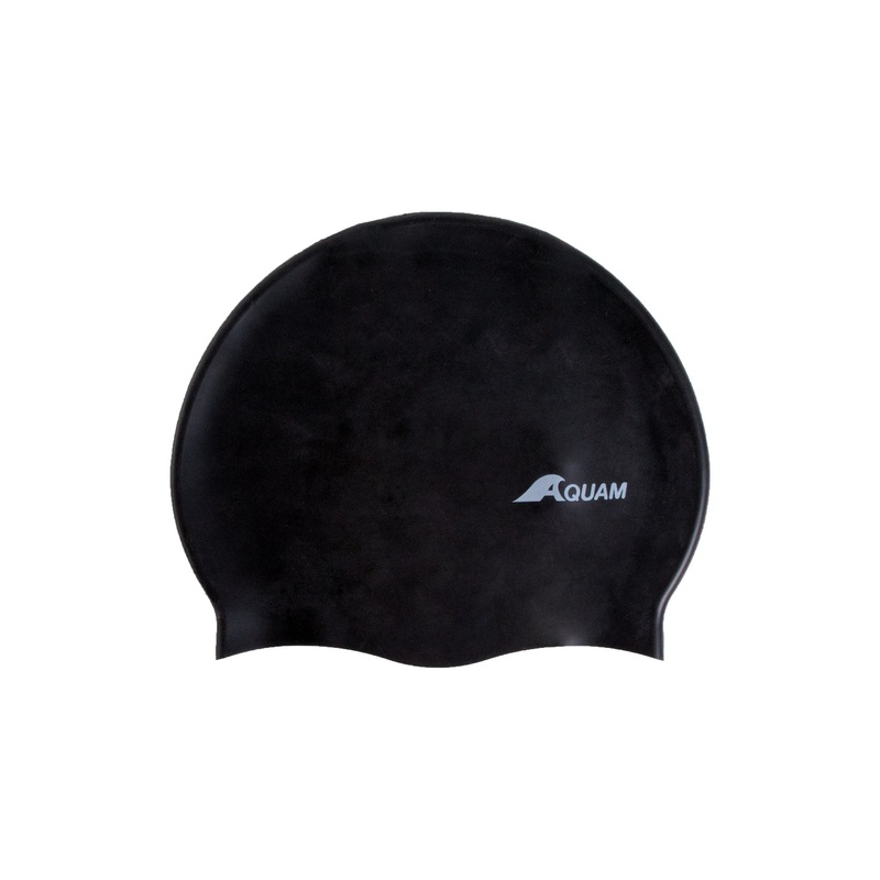 Silicone Swim Cap - Black