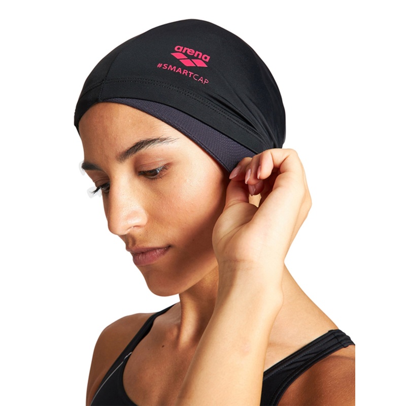 Smartcap training swim cap - Black