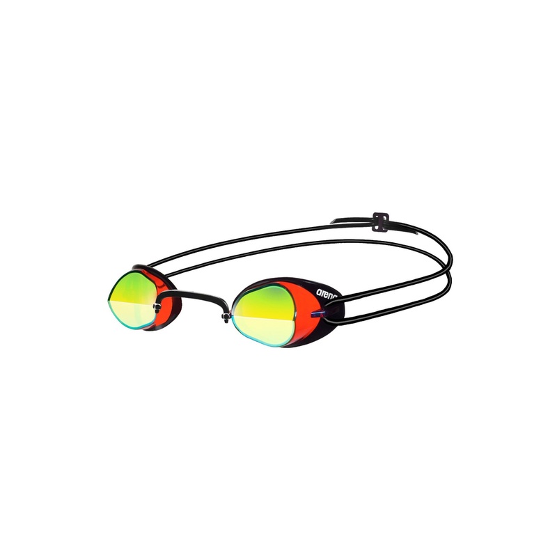 Swedix Mirror Swim Goggles - Red/Yellow/Black