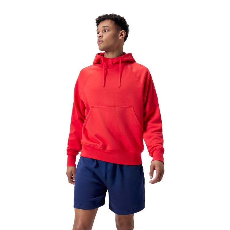 Unisex Fleece Hoodie - Red