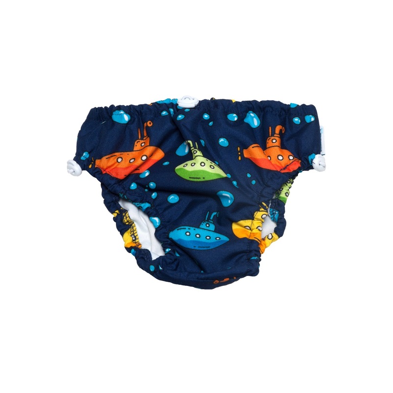 Adjustable Swim Diaper - Blue Submarine