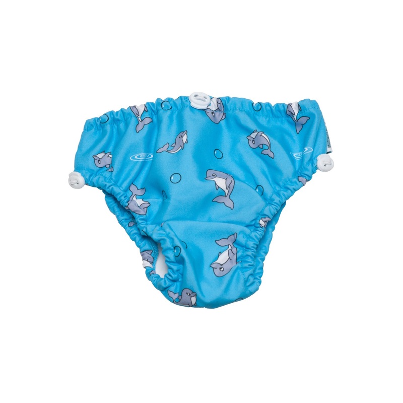 Adjustable Swim Diaper - Dauphin Blue