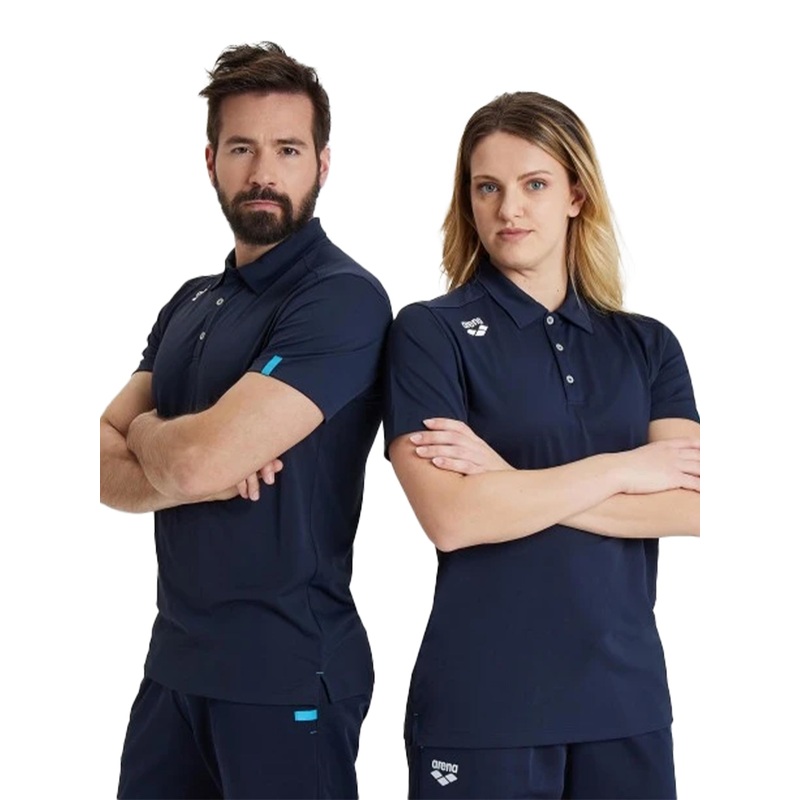 Arena Team Polo Shirt Solid - Navy