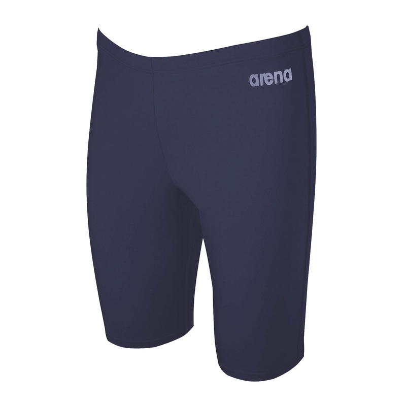 Boy's Team Solid Jammer Swimsuit - Navy