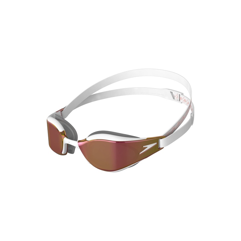 Fastskin Hyper Elite Mirrored Swim Goggles - White/Gold