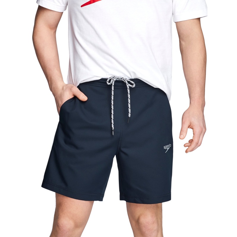 Men's Woven Warm Up Shorts - Black