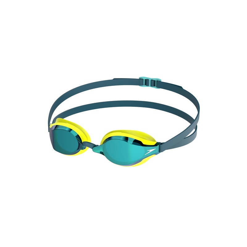 Speed Socket 2.0 Mirrored Swim Goggles - Yellow/Cobalt/Emerald