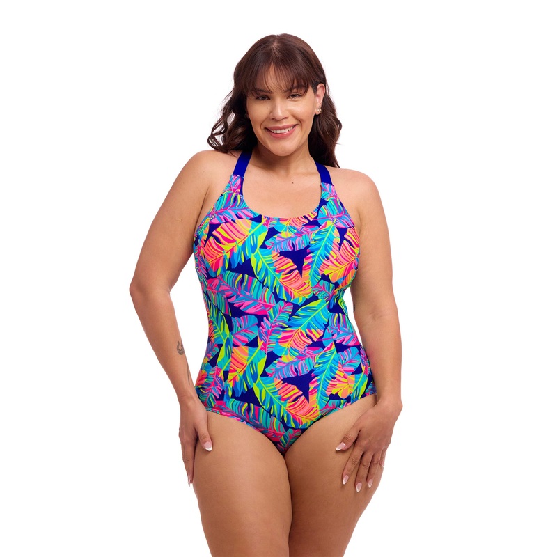 Women's Brace me Back One Piece Swimsuit - Leaving Today