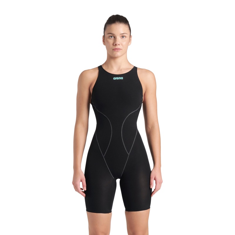Women's Powerskin Impulso Open Back Racing Suit - Black