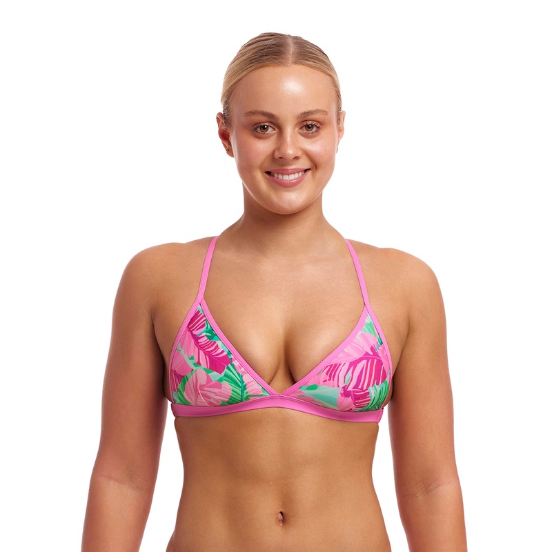 Women's Tri Swimsuit Top - Tropic palm