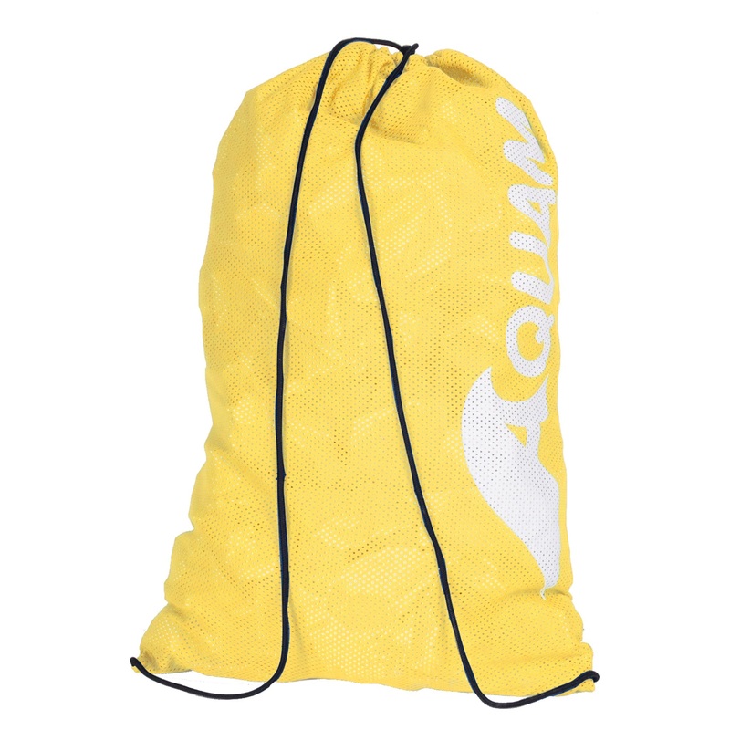 Mesh Drawstring Bag - Yellow