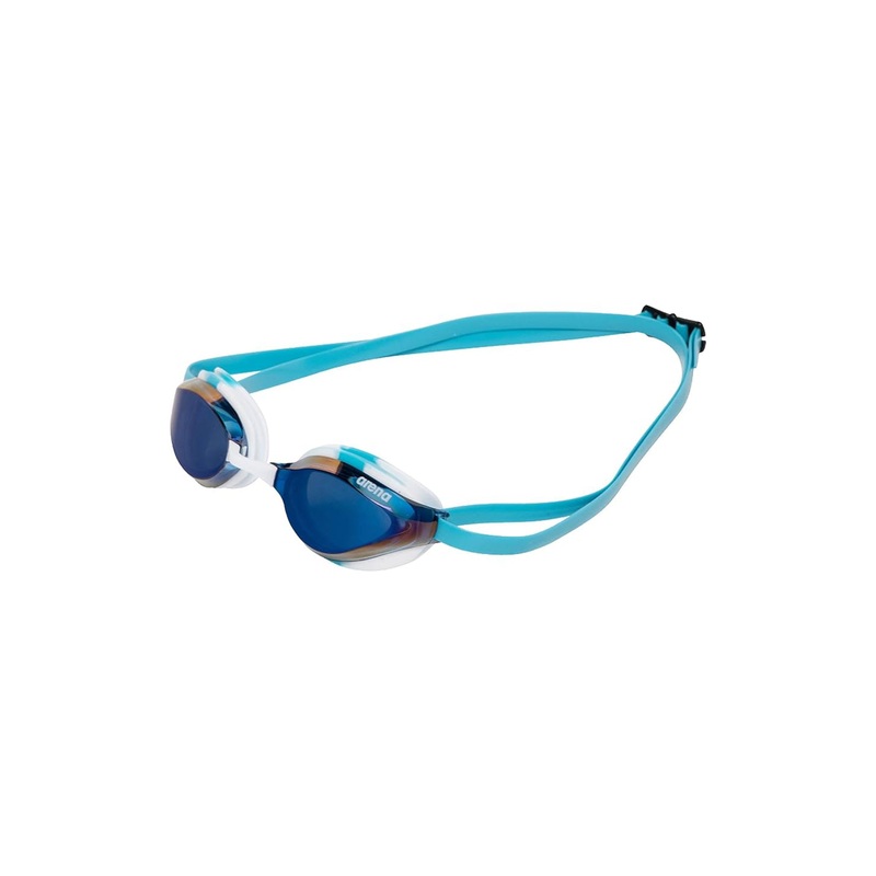 The One Python Mirror Swim Goggles- Blue/White/Sky