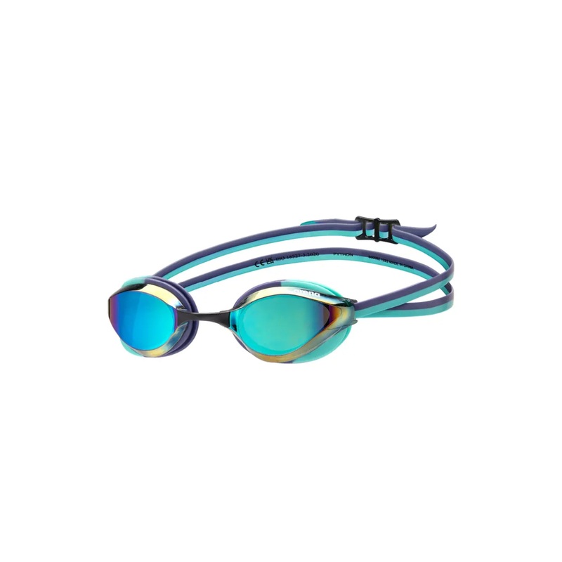 The One Python Mirror Swim Goggles - Turquoise/Future Dusk/Water
