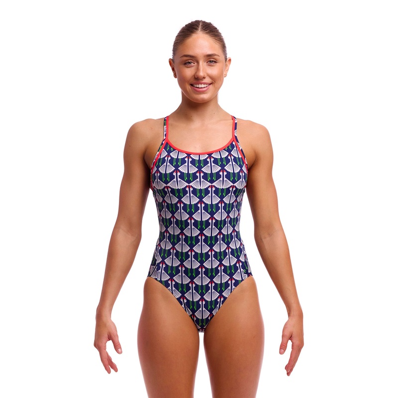 Women's Diamond Back One Piece Swimsuit - Sitting Duck