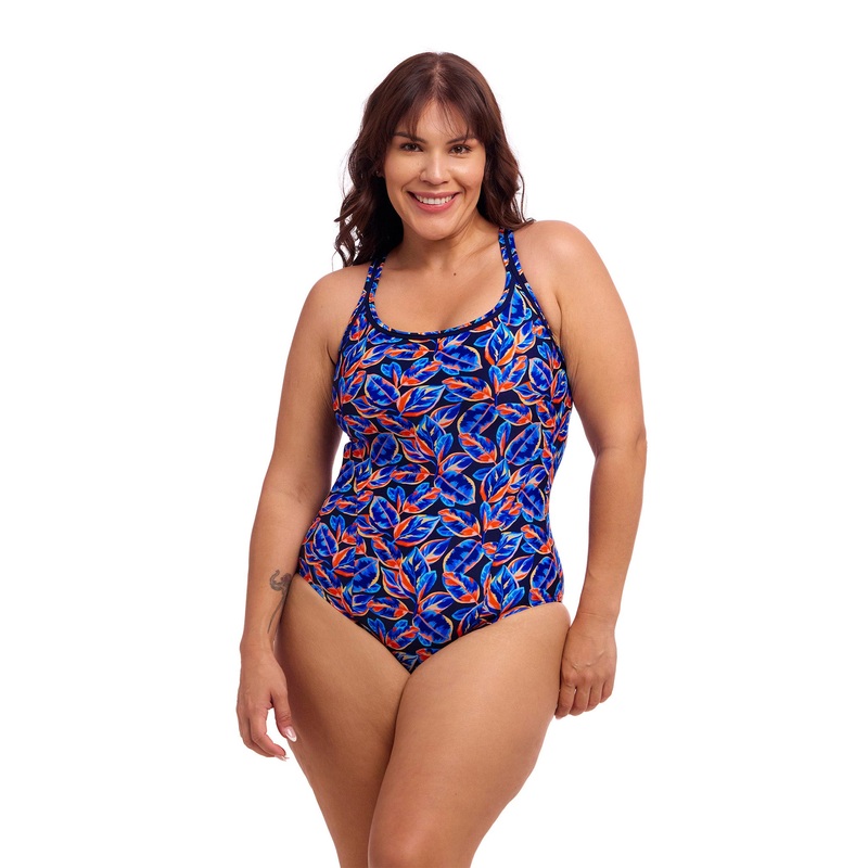 Women's Lucked In Lucy One Piece Swimsuit - Leaf Blower