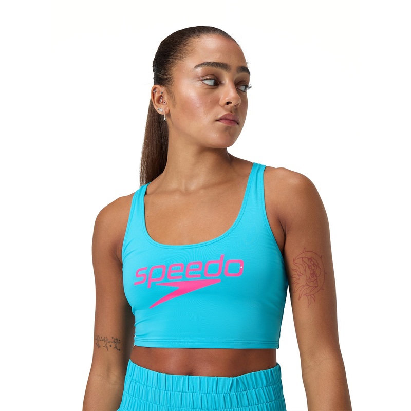 Women's Regan Collection Crop Top - Blue
