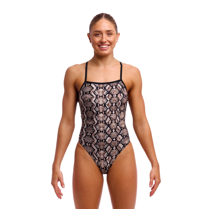 Women's Tie Me Tight One Piece Swimsuit -  Rattle Racer